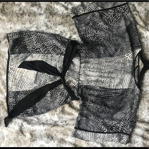 BCBG print kimono mini dress